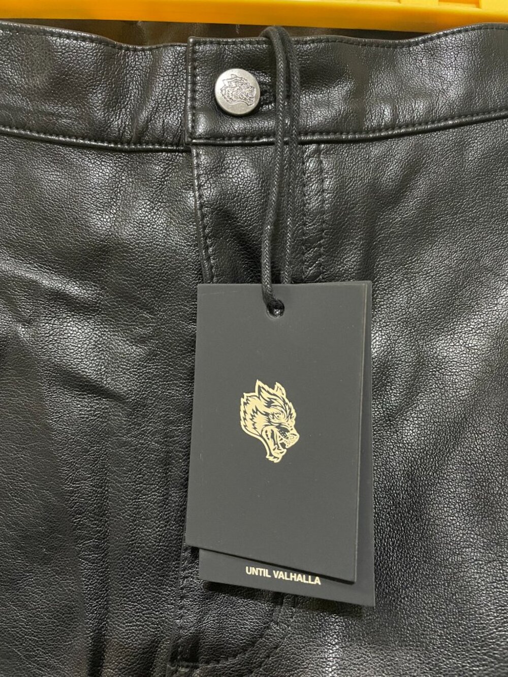 Darc Sport Smoke Faux Leather Flare Pants Size 36 NWT! - Picture 4 of 8